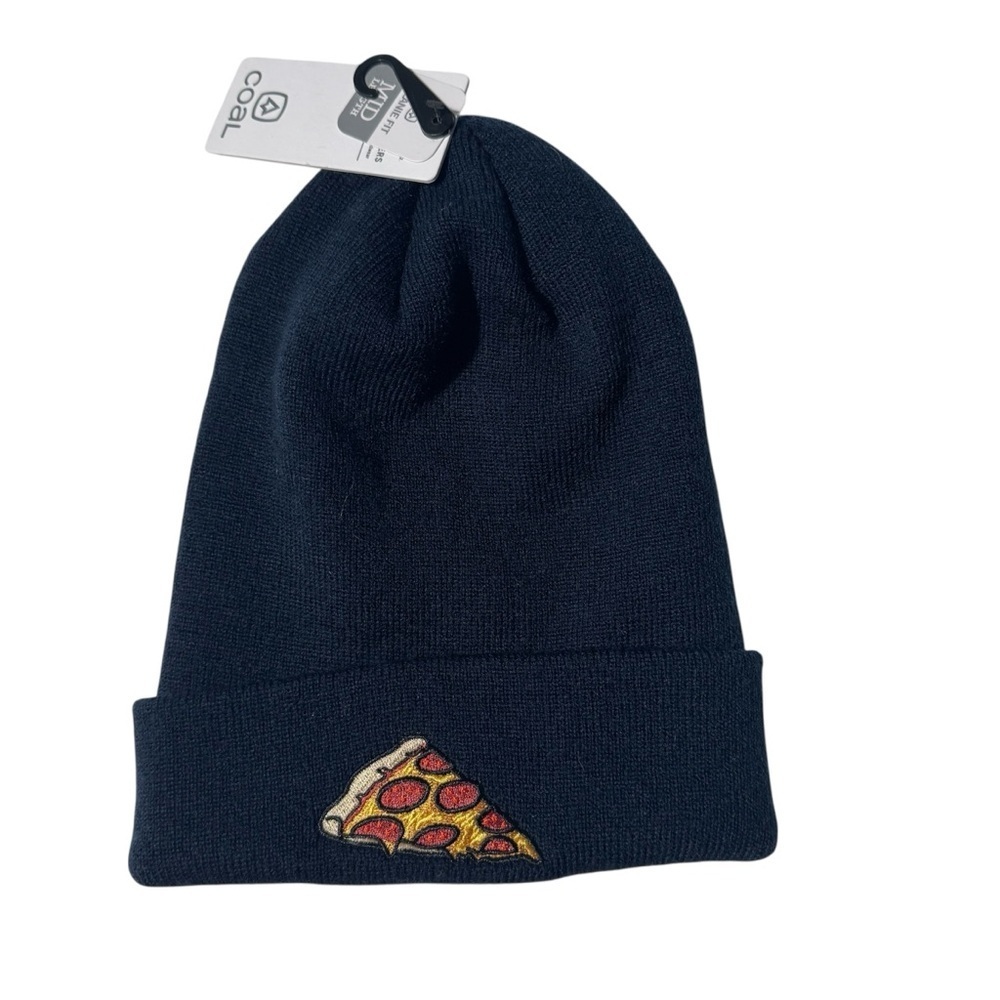 Coal “The Crave” Pizza Beanie | Mid-Length Cozy Toque | Navy | NWT Streetwear